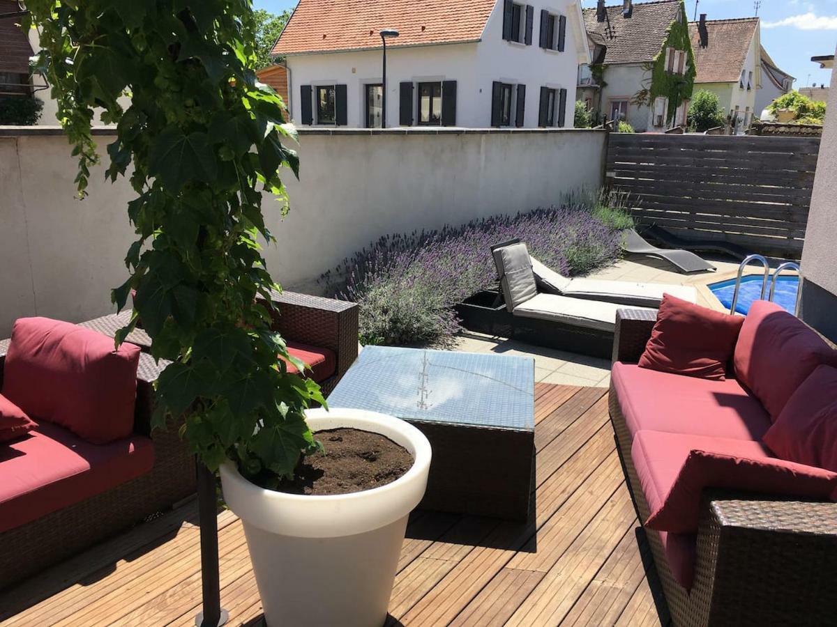 La Terrasse Selestadienne Sélestat Exterior foto